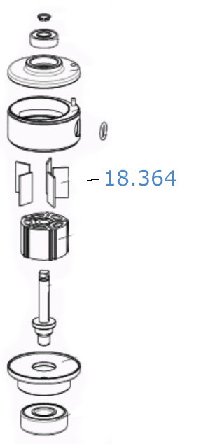 Komplekt 10 Labasid Skorpio III 1,45 X 11 X 19,92Mm