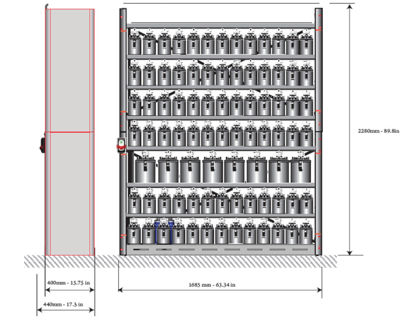 Alphamix 160 Süsteem Ülemine Osa 4 X 1 Liiter